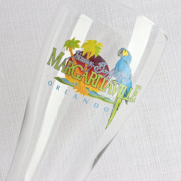 Jimmy Buffett Margaritaville Orlando Pilsner Glasses - Set of Two - Picture 4 of 5